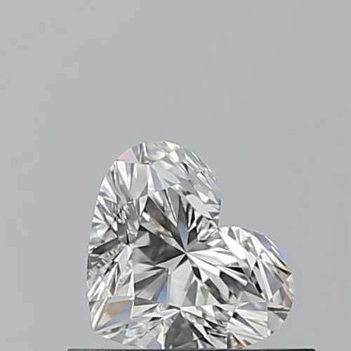 0.51 carat H-VVS2 Natūralus Heart Deimantas (1)