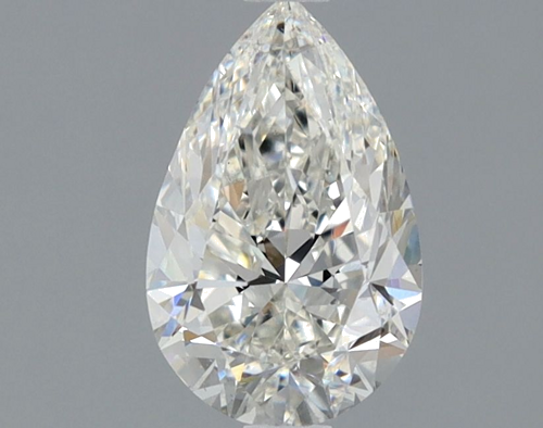 1.0 carat G-SI1 Natūralus Pear Deimantas (1)