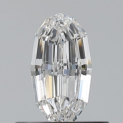 0.5 carat E-SI1 Natūralus Oval Deimantas (1)