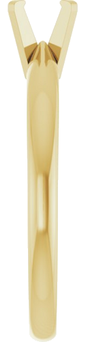 Sužadėtuvių Žiedas „Solitaire“ 14k yellow gold Oval 5.5mm x 3.5mm (4)