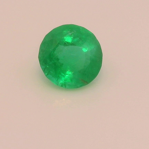 0.36 carat GREEN Round Smaragdas (1)