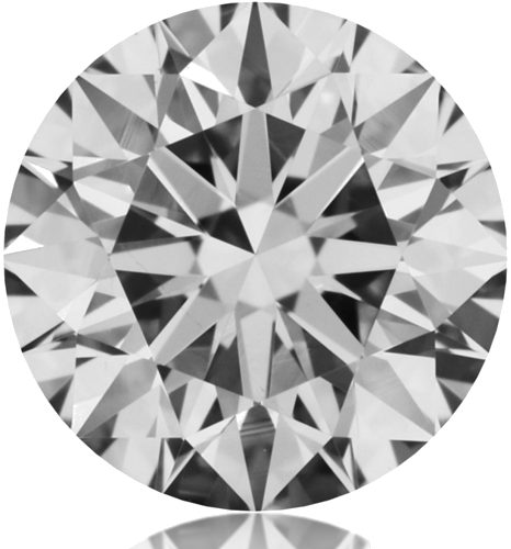 0.5 carat F-VS2 Excellent cut Natūralus Round Deimantas (1)