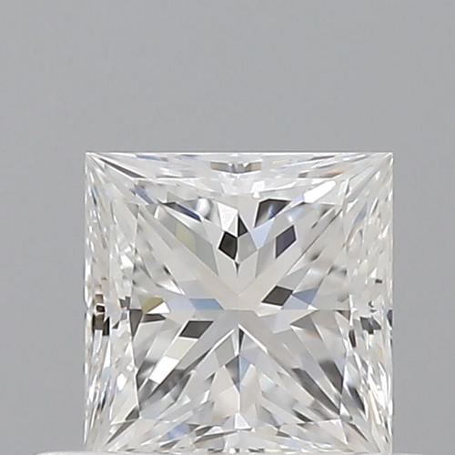 0.5 carat F-VVS2 Natūralus Princess Deimantas (1)