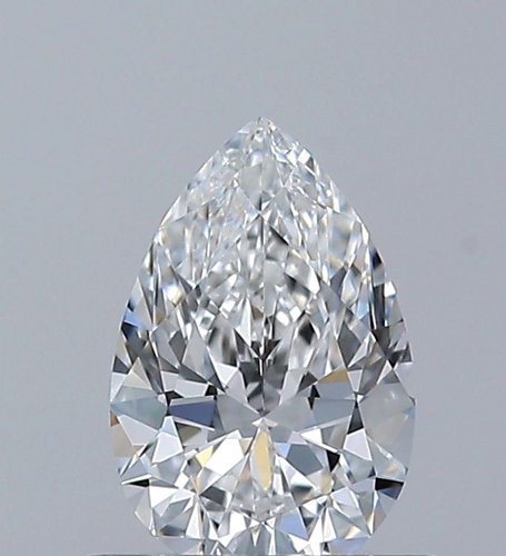 0.54 carat E-IF Natūralus Pear Deimantas (1)