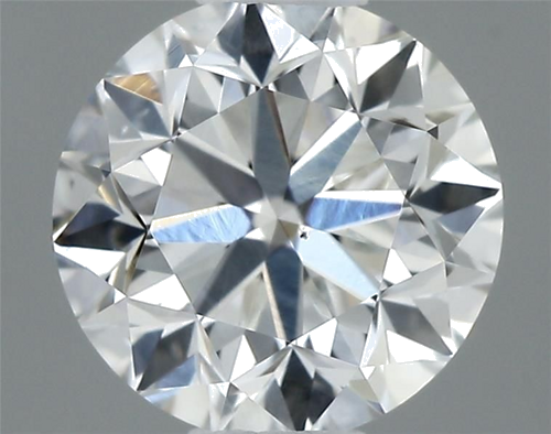 0.5 carat F-VS2 GD cut Natūralus Round Deimantas (1)