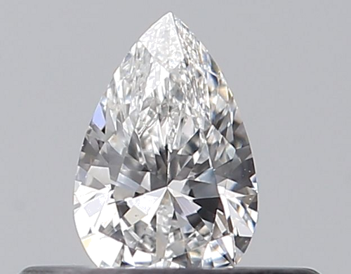 0.23 carat E-VS1 Natūralus Pear Deimantas (1)