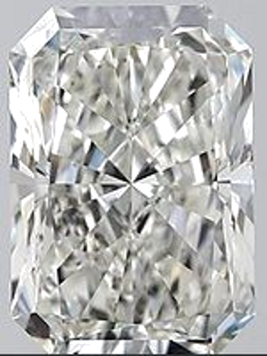 3.01 carat I-SI2 Natūralus Radiant Deimantas (1)