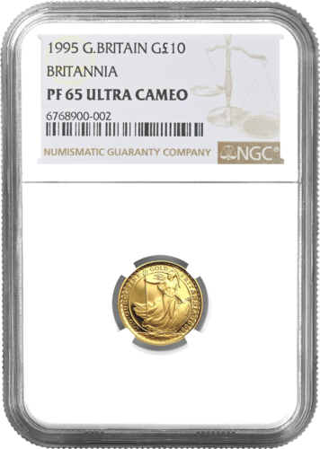 1/10 oz Great Britain Gold coin 1995 PF 65 (1)