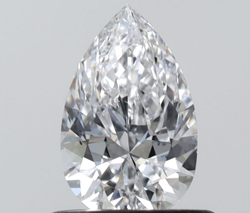 0.61 carat D-SI1 Natūralus Pear Deimantas (1)