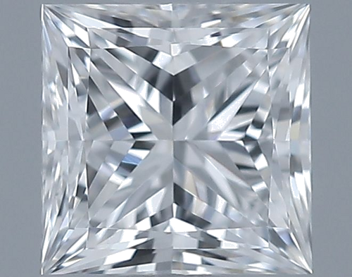 0.34 carat D-VVS2 Natūralus Princess Deimantas (1)
