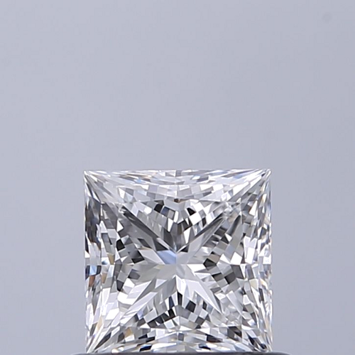 0.6 carat D-VVS1 Natūralus Princess Deimantas (1)
