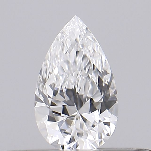 0.18 carat E-VS1 Natūralus Pear Deimantas (1)