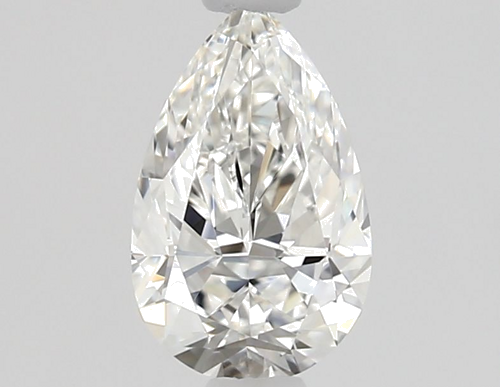 0.52 carat F-VVS1 Natūralus Pear Deimantas (1)