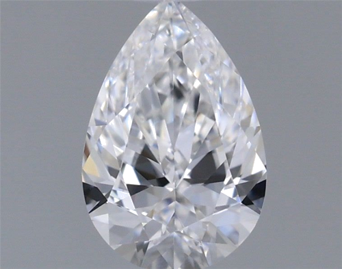 0.4 carat D-VVS1 Natūralus Pear Deimantas (1)