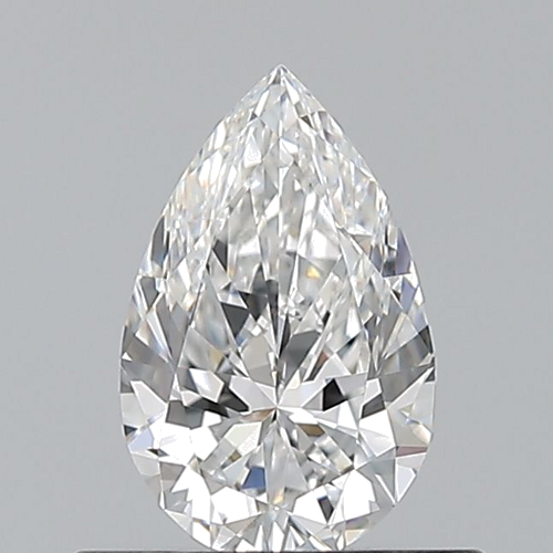 0.52 carat E-VVS1 Natūralus Pear Deimantas (1)
