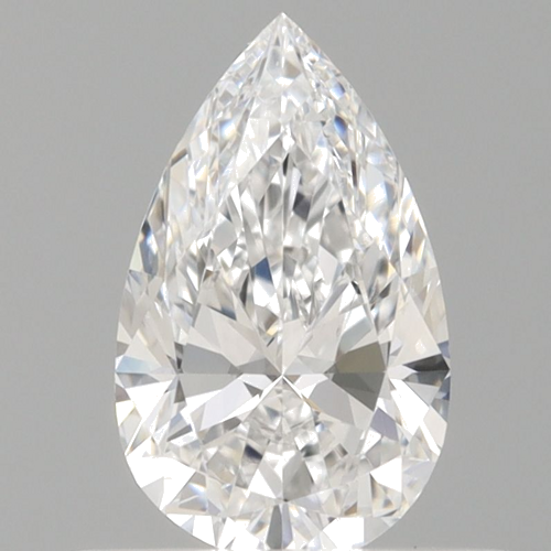 0.5 carat D-SI1 Natūralus Pear Deimantas (1)