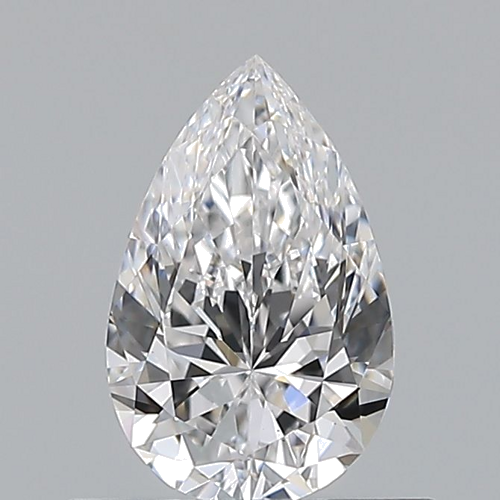 0.54 carat D-VS1 Natūralus Pear Deimantas (1)