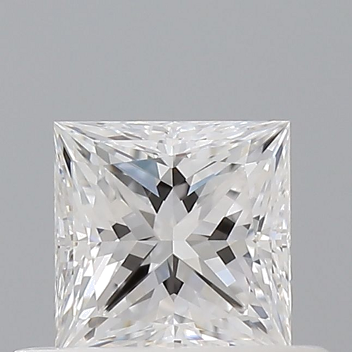 0.51 carat E-VVS2 Natūralus Princess Deimantas (1)