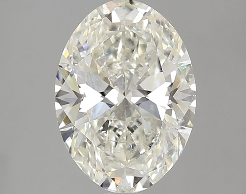 2.7 carat K-SI2 Natūralus Oval Deimantas (1)