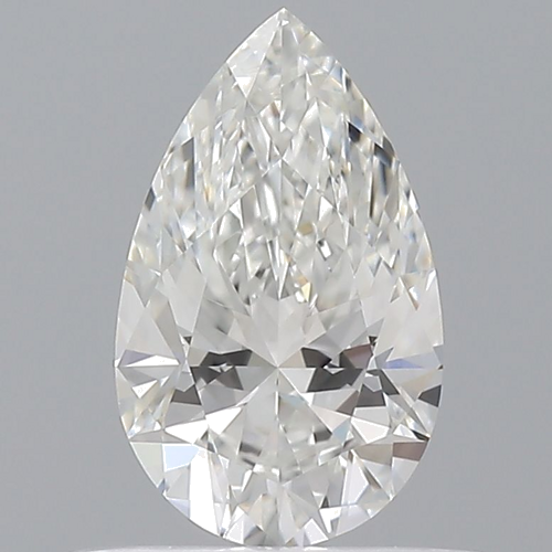 0.5 carat F-VS2 Natūralus Pear Deimantas (1)