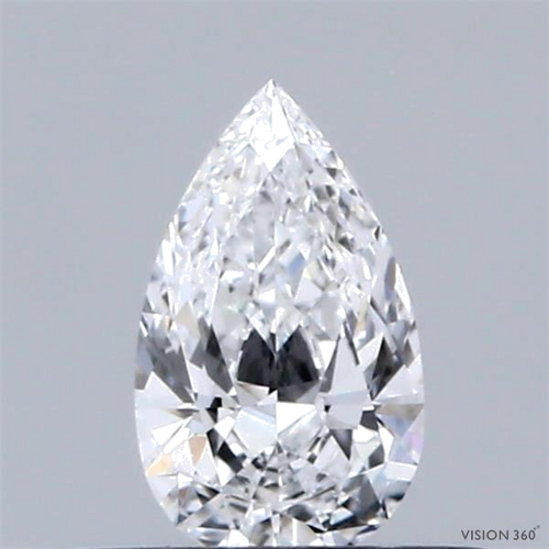 0.31 carat D-VVS1 Natūralus Pear Deimantas (1)