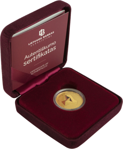 2022 Lithuania 100th Anniversary of the Constitution 50 euro gold coin (3)