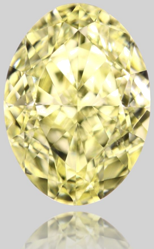 1.05 carat Fancy Yellow-VS2 Natūralus Oval Deimantas (1)