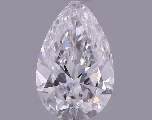 0.5 carat D-VVS1 Natūralus Pear Deimantas (1)