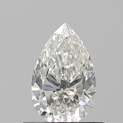 0.52 carat I-VVS1 Natūralus Pear Deimantas (1)