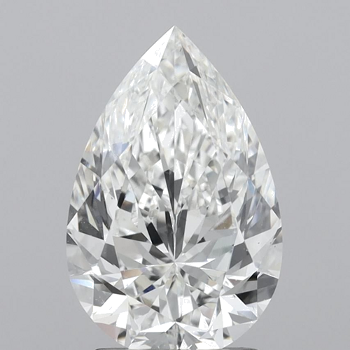 2.02 carat G-VS2 Natūralus Pear Deimantas (1)