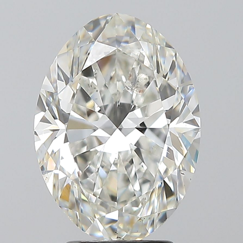 3.52 carat H-SI1 Natūralus Oval Deimantas (1)