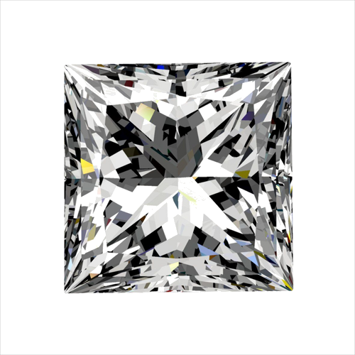 0.31 carat H-VS1 Natūralus Princess Deimantas (1)