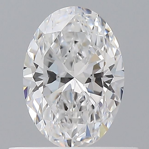 0.5 carat D-VVS2 Natūralus Oval Deimantas (1)