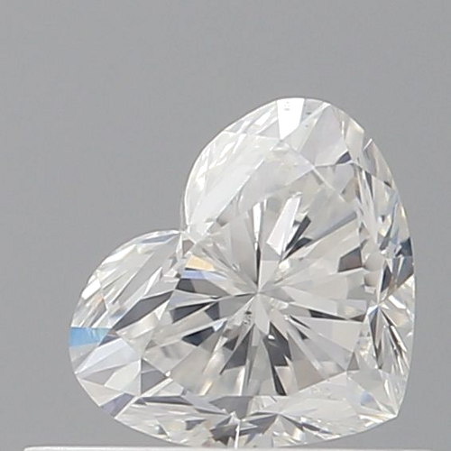 0.51 carat F-SI1 Natūralus Heart Deimantas (1)