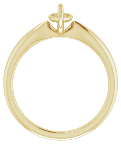 Sužadėtuvių Žiedas „Solitaire“ 585 Geltonojo Aukso Marquise 9mm x 4.5mm (2)