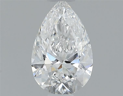 0.35 carat D-VVS1 Natūralus Pear Deimantas (1)