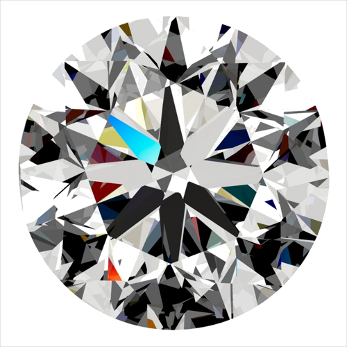 0.3 carat D-VS1 GD cut Natūralus Round Deimantas (1)