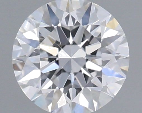 0.53 carat D-VVS2 Excellent cut Natūralus Round Deimantas (1)