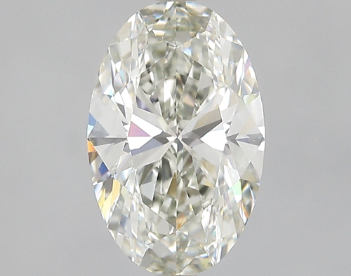 2.02 carat Fancy Light Grayish Yellowish Green-VS2 Natūralus Oval Deimantas (1)