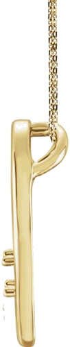 Pakabukas „Family Heart“ 14k yellow gold Round 3mm (2)