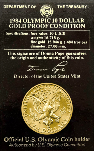 1984 US Olympic Games $10 gold coin (6)