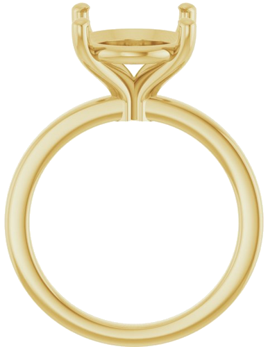 Sužadėtuvių Žiedas „Solitaire“ 14k yellow gold Oval 13mm x 11mm (2)
