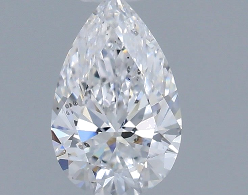 0.41 carat D-SI1 Natūralus Pear Deimantas (1)