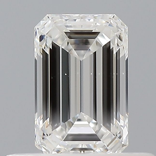 0.52 carat F-SI1 Natūralus Emerald Deimantas (1)