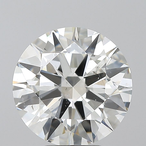 4.02 carat J-SI2 Excellent cut Natūralus Round Deimantas (1)