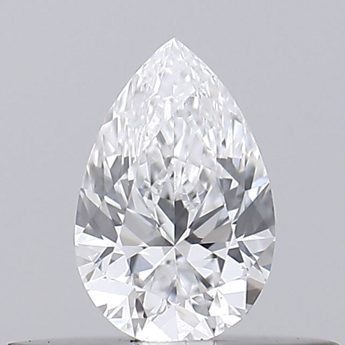 0.23 carat D-VS2 Natūralus Pear Deimantas (1)