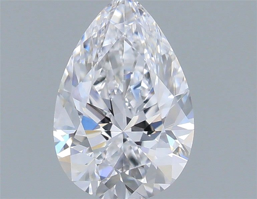 0.49 carat D-VS1 Natūralus Pear Deimantas (1)