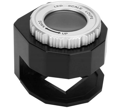 Лупа с осветление и перфорация 30× (2)