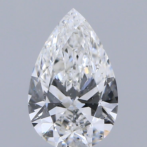 0.52 carat F-SI1 Natūralus Pear Deimantas (1)