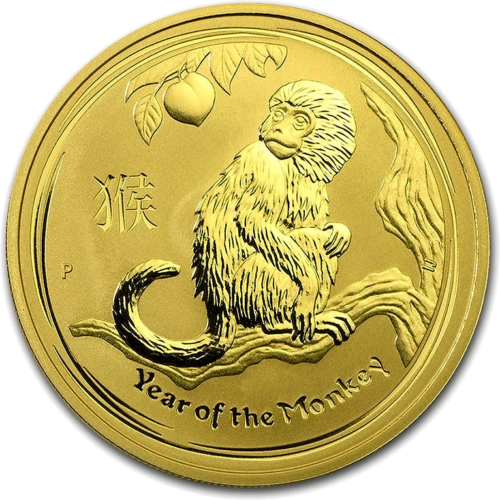 1 oz Beždžionės metai 2016 Australija Auksinė moneta (1)